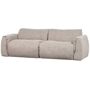 Woood Baggy 2-Zits Bank - Geweven Stof - Naturel Melange - 81x228x102