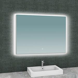 Wiesbaden Soul Badkamerspiegel met LED - Dimbaar - Spiegelverwarming - Rechthoek - 100x80cm