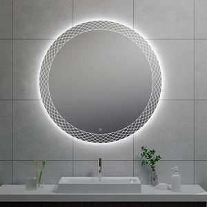 Wiesbaden Deco Badkamerspiegel met LED - Dimbaar - Rond - 100cm