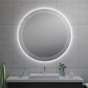 Wiesbaden Deco Badkamerspiegel met LED - Dimbaar - Rond - 120cm