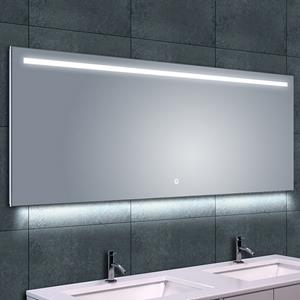 Wiesbaden Ambi One Badkamerspiegel met LED - Dimbaar - Spiegelverwarming - Rechthoek -160x60cm