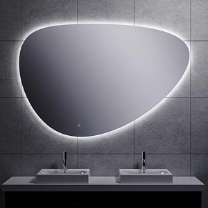 Wiesbaden Uovo Badkamerspiegel met LED - Dimbaar - Spiegelverwarming - Ovaal - 150cm
