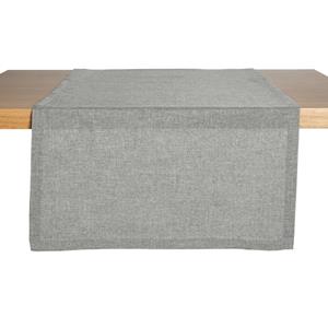 ERWIN M. Tafelloper Nova; 40x130 cm (BxL); lichtgrijs; rechthoekig