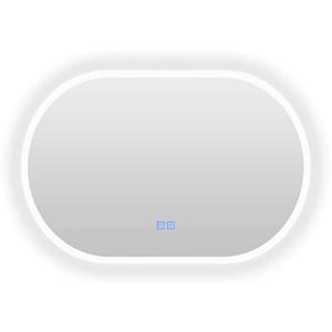 Casajoy Badkamerspiegel  Bright 90x60cm Ovaal Ledverlichting en Anticodens