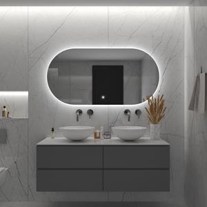 Boss & Wessing Badkamerspiegel BWS Riono 70x160cm Horizontaal LED