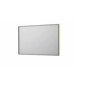 INK Spiegel  SP32 120x4x80 cm Incl. Indirect LED-Verlichting Rondom en Spiegelverwarming Geborsteld Metal Black