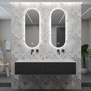 Boss & Wessing Badkamerspiegel BWS Riono 2x Verticaal LED Incl. Verwarming (Alle Maten)