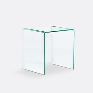 LA REDOUTE INTERIEURS Nachtkastje in gehard glas, Joan