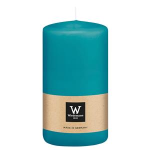 Wiedemann Cilinderkaars/stompkaars - turquoise - 12 x 6 cm - 33 branduren -