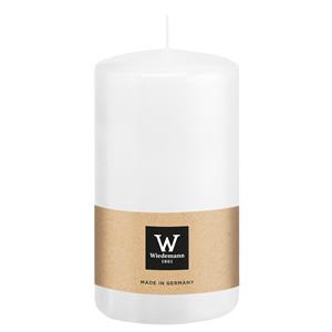 Wiedemann Cilinderkaars/stompkaars - wit - 12 x 6 cm - 33 branduren -