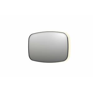 INK Spiegel  SP30 120x4x80 cm incl. Indirect LED-Verlichting Rondom en Spiegelverwarming Geborsteld Metal Black