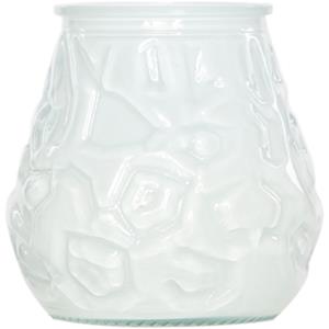 Cosy & Trendy mini lowboy tafelkaars - wit - 17 Branduren - 7 cm -