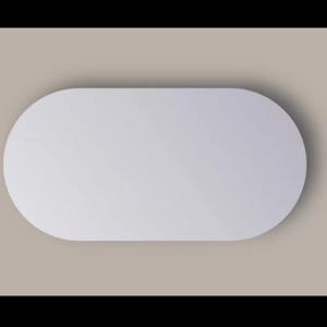 Sanicare Spiegel  Q-Mirrors 100x70 cm Ovaal/Rond Met Rondom LED Warm White incl. ophangmateriaal Met Sensor