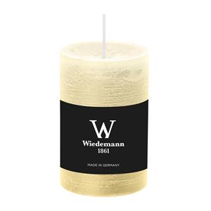 Wiedemann Cilinderkaars/stompkaars - rustieke kaars - creme wit - 6 x 9 cm - 30 branduren -
