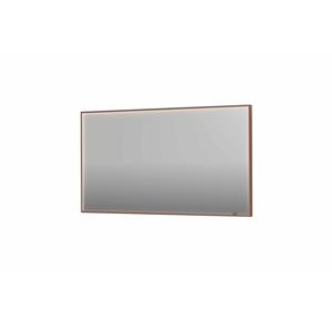 INK Spiegel  SP19 140x4x80 cm incl. direct LED-Verlichting Rondom en Spiegelverwarming Geborsteld Koper