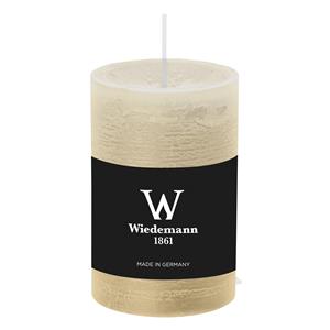 Wiedemann Cilinderkaars/stompkaars - rustieke kaars - ivoorwit - 6 x 9 cm - 30 branduren -