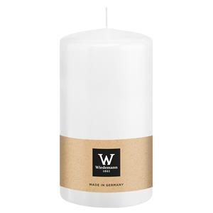 Wiedemann Cilinderkaars/stompkaars - wit - 13 x 7 cm - 52 branduren -