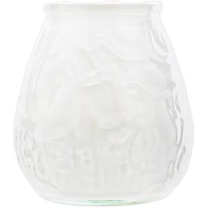 Cosy & Trendy lowboy tafelkaars - wit - Branduren - 10 cm -