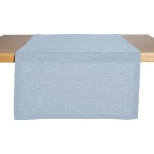 ERWIN M. Tafelloper Nova; 40x130 cm (BxL); rookblauw; rechthoekig