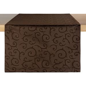 PULSIVA Tafelloper Mega; 40x130 cm (BxL); bruin; rechthoekig; 2 stuk / verpakking
