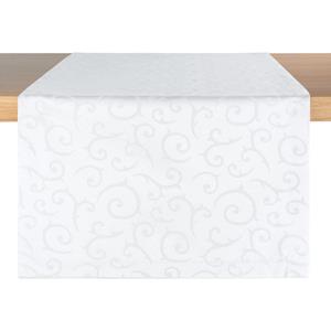PULSIVA Tafelloper Mega; 40x130 cm (BxL); wit; rechthoekig; 2 stuk / verpakking
