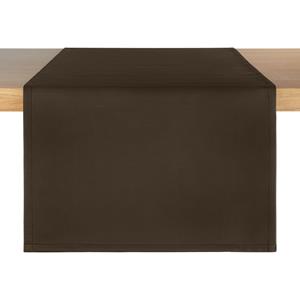 ERWIN M. Tafelloper Emporia; 40x130 cm (BxL); donkerbruin; rechthoekig
