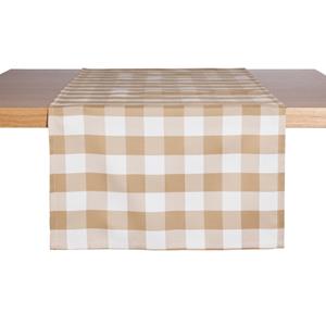 ERWIN M. Tafelloper Countryline; 40x130 cm (BxL); beige; rechthoekig; 2 stuk / verpakking