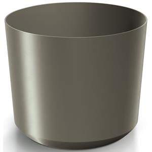 Prosperplast Plantenpot Babylon - titanium - kunststof - D15 cm