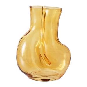 HKLIVING Gleam Glass Vaas Medium - Amber
