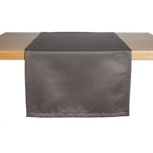 ERWIN M. Tafelloper Ambita glad; 40x130 cm (BxL); antraciet; rechthoekig