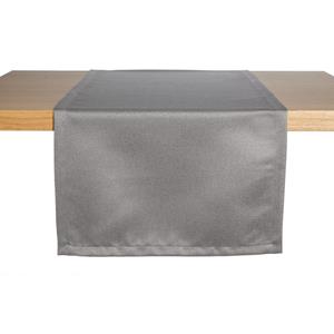 ERWIN M. Tafelloper Ambita glad; 40x130 cm (BxL); lichtgrijs; rechthoekig