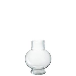 J-Line vaas Bol - glas - transparant - small - Ø 18 cm