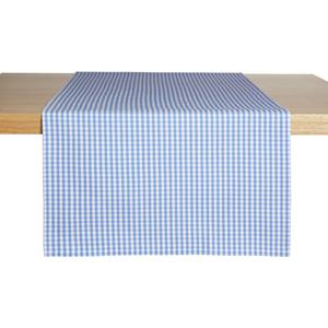 ERWIN M. Tafelloper La Villa; 40x130 cm (BxL); blauw; rechthoekig; 2 stuk / verpakking
