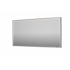 INK Spiegel  SP19 160x4x80 cm incl. direct LED-Verlichting Rondom en Spiegelverwarming Geborsteld RVS