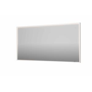 INK Spiegel  SP19 160x4x80 cm incl. direct LED-Verlichting Rondom en Spiegelverwarming Mat Wit