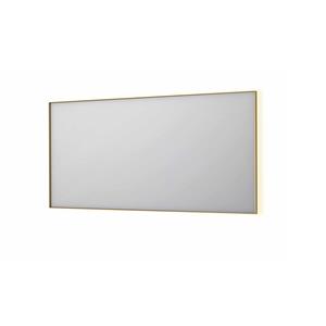 INK Spiegel  SP32 160x4x80 cm Incl. Indirect LED-Verlichting Rondom en Spiegelverwarming Geborsteld Mat Goud