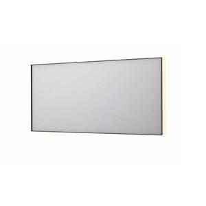 INK Spiegel  SP32 160x4x80 cm Incl. Indirect LED-Verlichting Rondom en Spiegelverwarming Geborsteld Metal Black