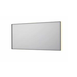 INK Spiegel  SP32 160x4x80 cm Incl. Indirect LED-Verlichting Rondom en Spiegelverwarming Mat Zwart