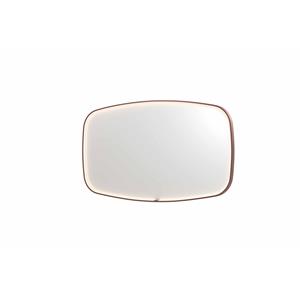 INK Spiegel  SP31 140x4x80 cm incl. LED-verlichting en Spiegelverwarming Geborsteld Koper