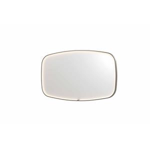 INK Spiegel  SP31 140x4x80 cm incl. LED-verlichting en Spiegelverwarming Geborsteld RVS