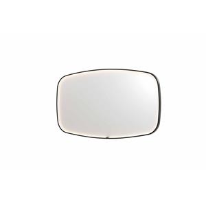 INK Spiegel  SP31 140x4x80 cm incl. LED-verlichting en Spiegelverwarming Geborsteld Metal Black