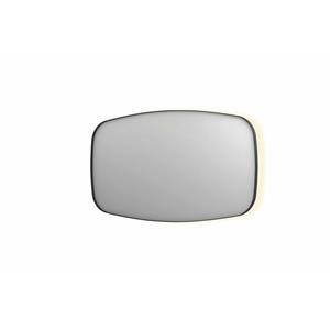 INK Spiegel  SP30 140x4x80 cm incl. Indirect LED-Verlichting Rondom en Spiegelverwarming Mat Zwart