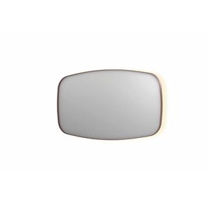 INK Spiegel  SP30 140x4x80 cm incl. Indirect LED-Verlichting Rondom en Spiegelverwarming Geborsteld Koper