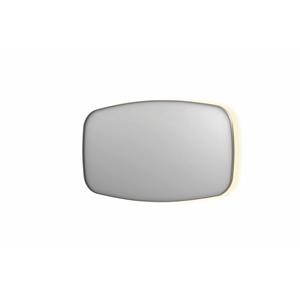 INK Spiegel  SP30 140x4x80 cm incl. Indirect LED-Verlichting Rondom en Spiegelverwarming Geborsteld RVS