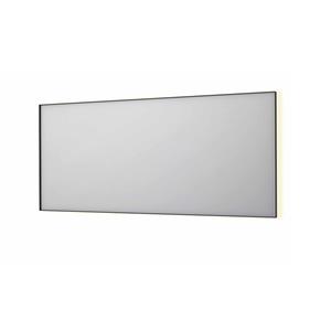 INK Spiegel  SP32 180x4x80 cm Incl. Indirect LED-Verlichting Rondom en Spiegelverwarming Mat Zwart