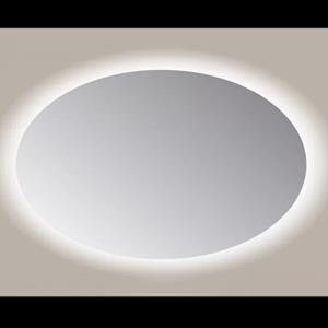 Sanicare Spiegel  Q-Mirrors 70x100 cm Ovaal Met Rondom LED Cold White Verlichting en Afstandsbediening incl. ophangmateriaal