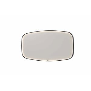 INK Spiegel  SP31 160x4x80 cm incl. LED-verlichting en Spiegelverwarming Geborsteld Metal Black