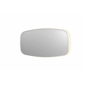 INK Spiegel  SP30 160x4x80 cm incl. Indirect LED-Verlichting Rondom en Spiegelverwarming Mat Wit