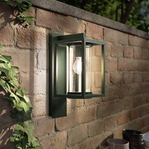 LUCANDE buitenwandlamp Ferda, pendel, donkergroen, E27