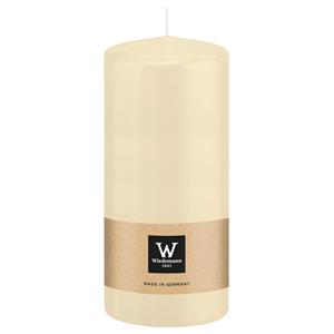 Wiedemann Cilinderkaars/stompkaars - creme wit - 15 x 7 cm - 63 branduren -